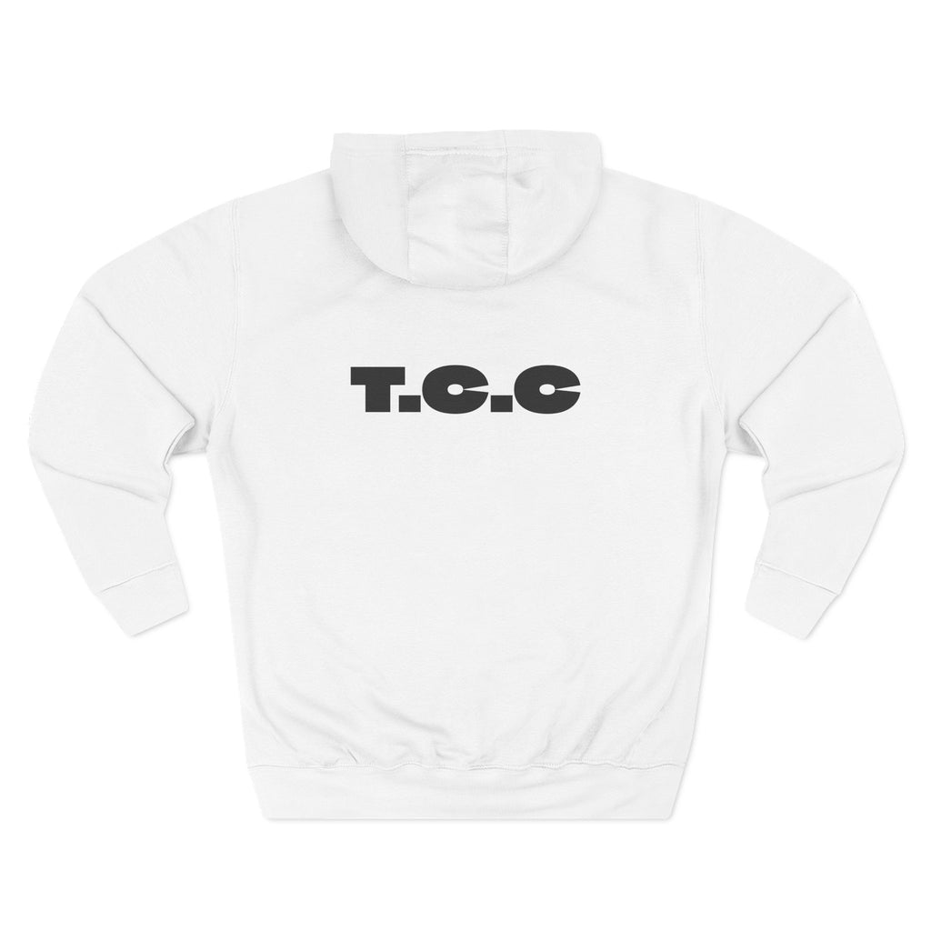 Three-Panel Fleece Hoodie