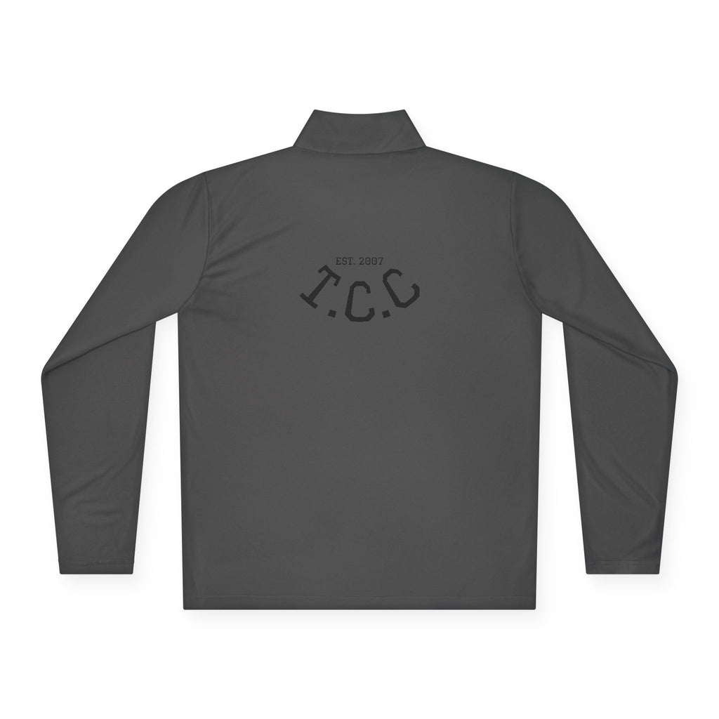 T.C.C. Brand Premium Quarter-Zip Pullover — Minimal Athletic Logo Pullover