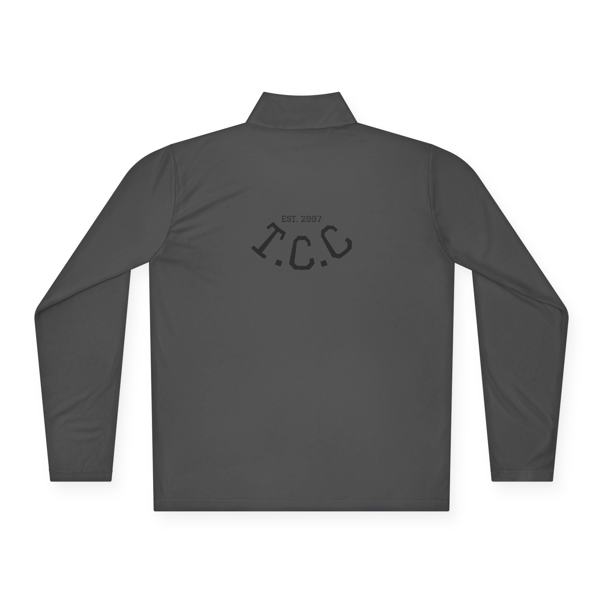 T.C.C. Brand Premium Quarter-Zip Pullover — Minimal Athletic Logo Pullover