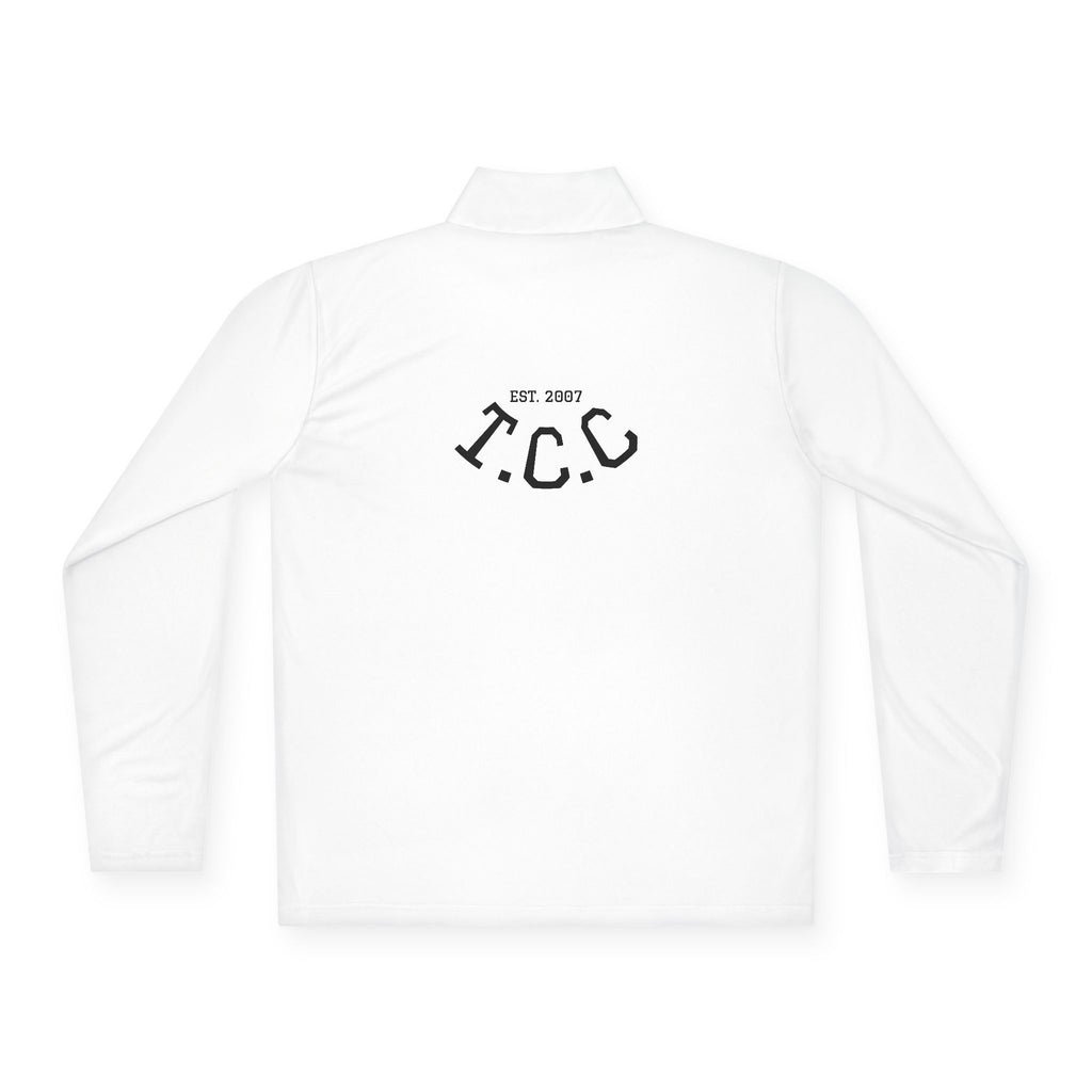 T.C.C. Brand Premium Quarter-Zip Pullover — Minimal Athletic Logo Pullover