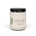 Cedar & Sage Soy Candle — 9oz Scented Jar (Aura & Earth)