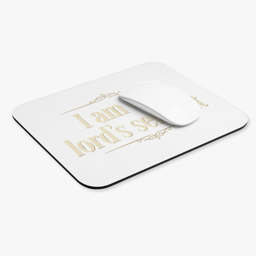 I Am The Lord's Servant Mouse Pad — Inspirational Christian Desk Mat