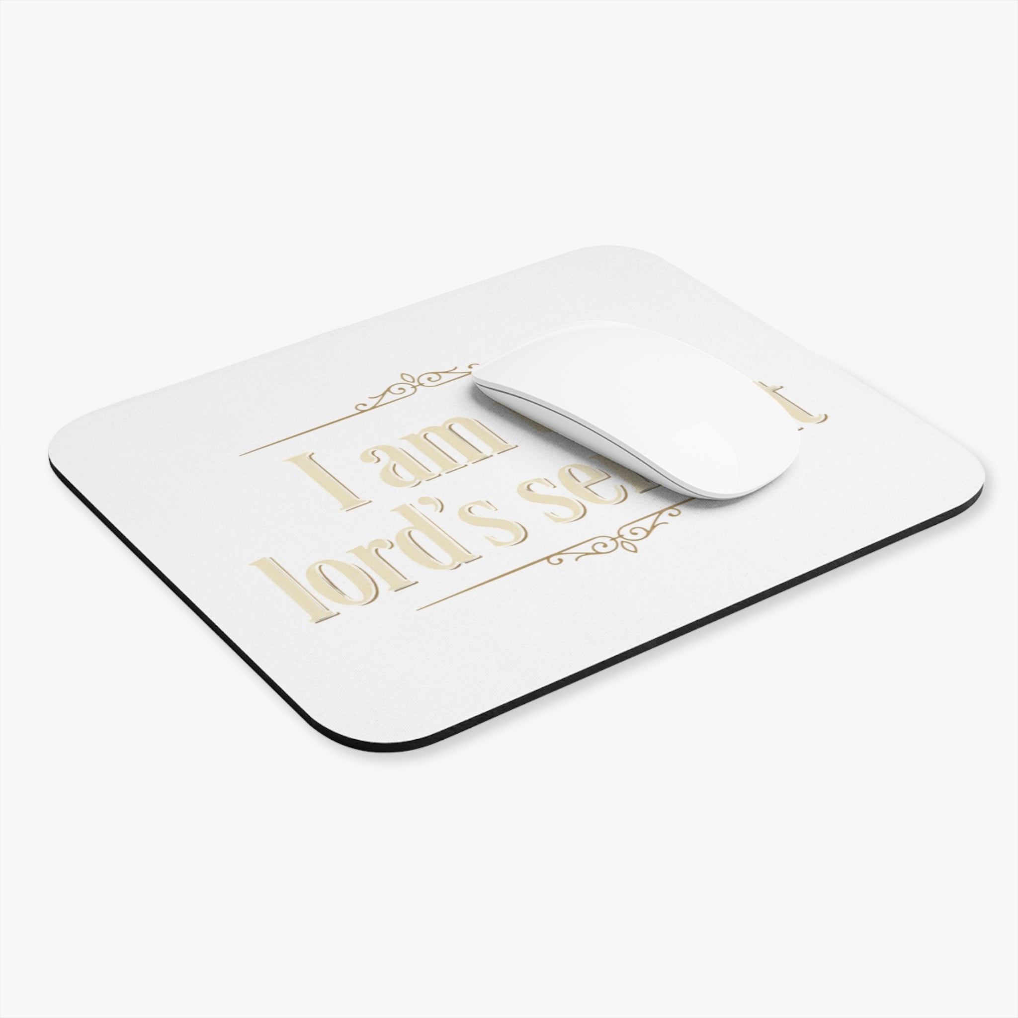 I Am The Lord's Servant Mouse Pad — Inspirational Christian Desk Mat