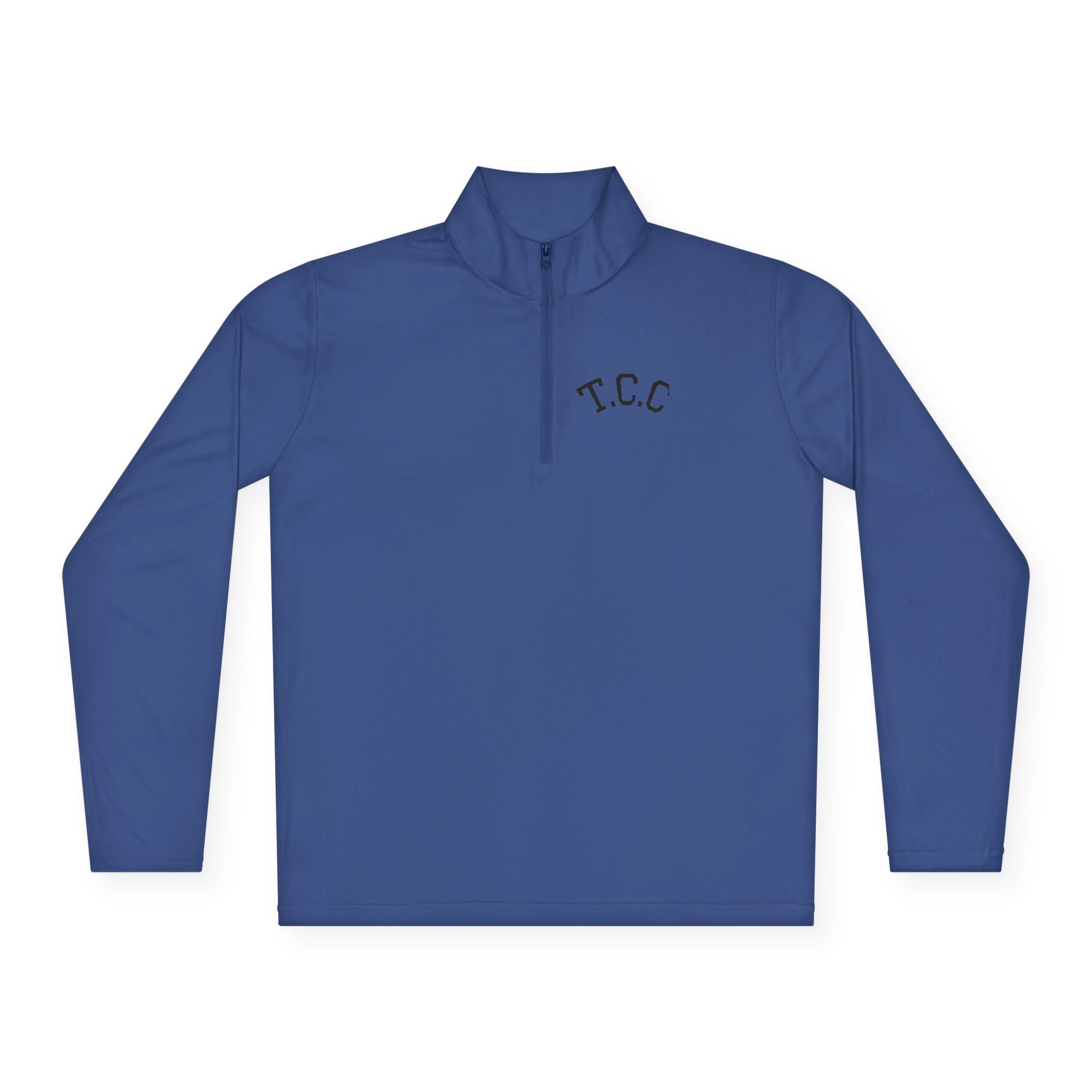 T.C.C. Brand Premium Quarter-Zip Pullover — Minimal Athletic Logo Pullover