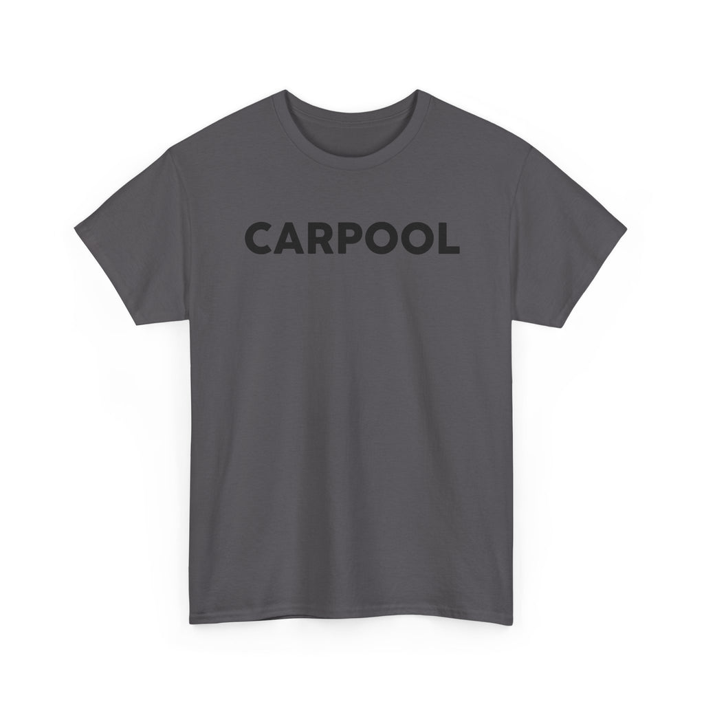 Carpool T-Shirt — Minimalist Vintage Block Letter Tee