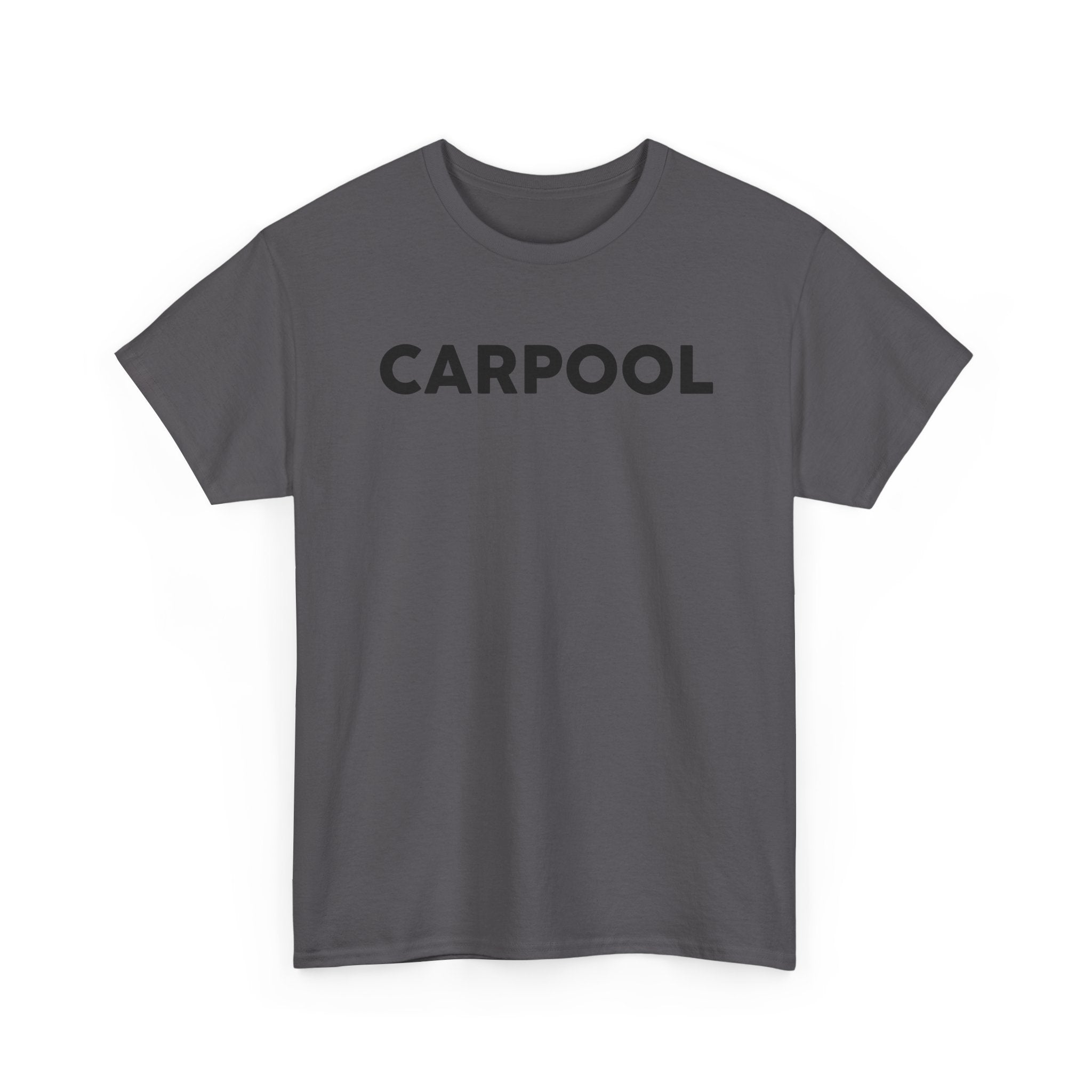 Carpool T-Shirt — Minimalist Vintage Block Letter Tee