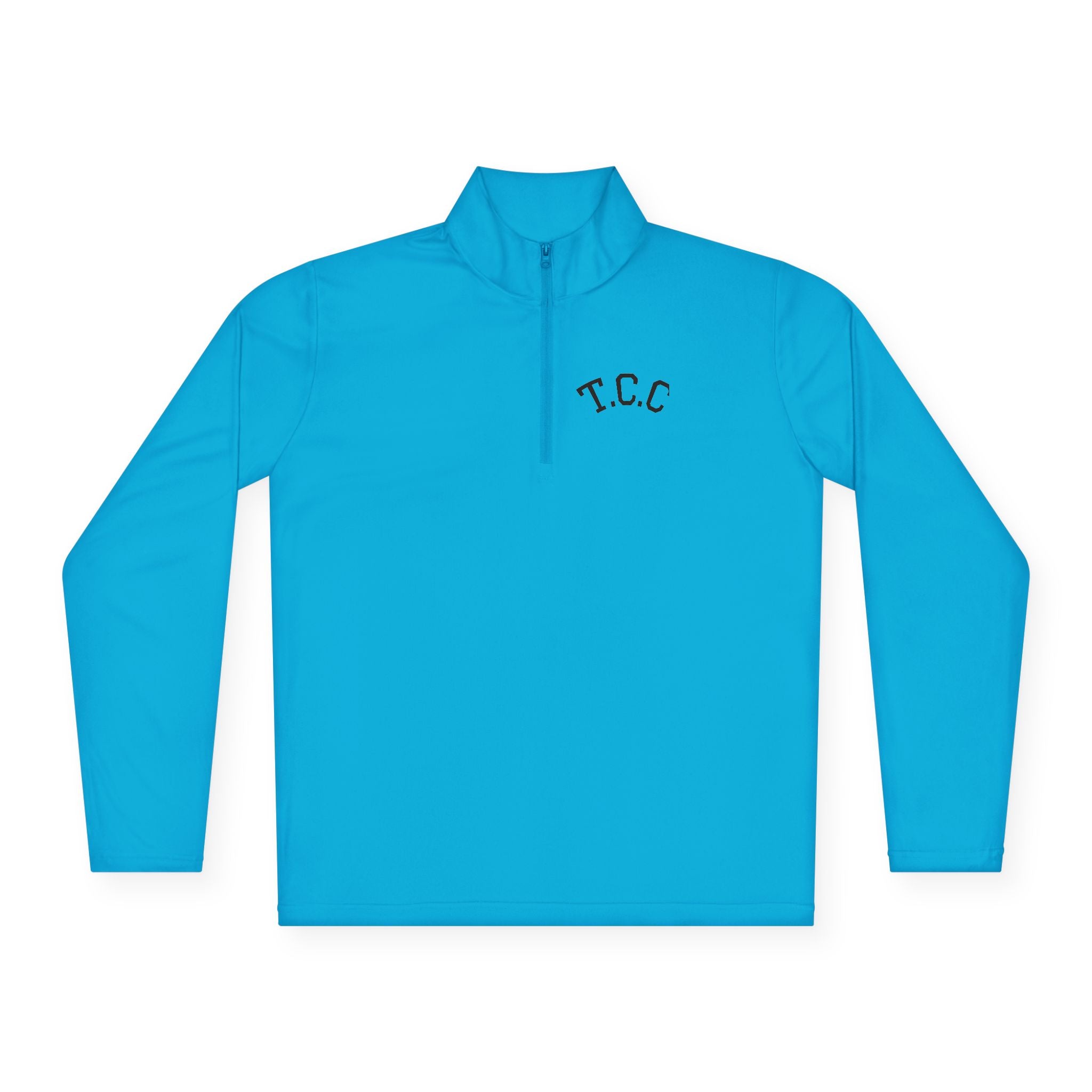 T.C.C. Brand Premium Quarter-Zip Pullover — Minimal Athletic Logo Pullover