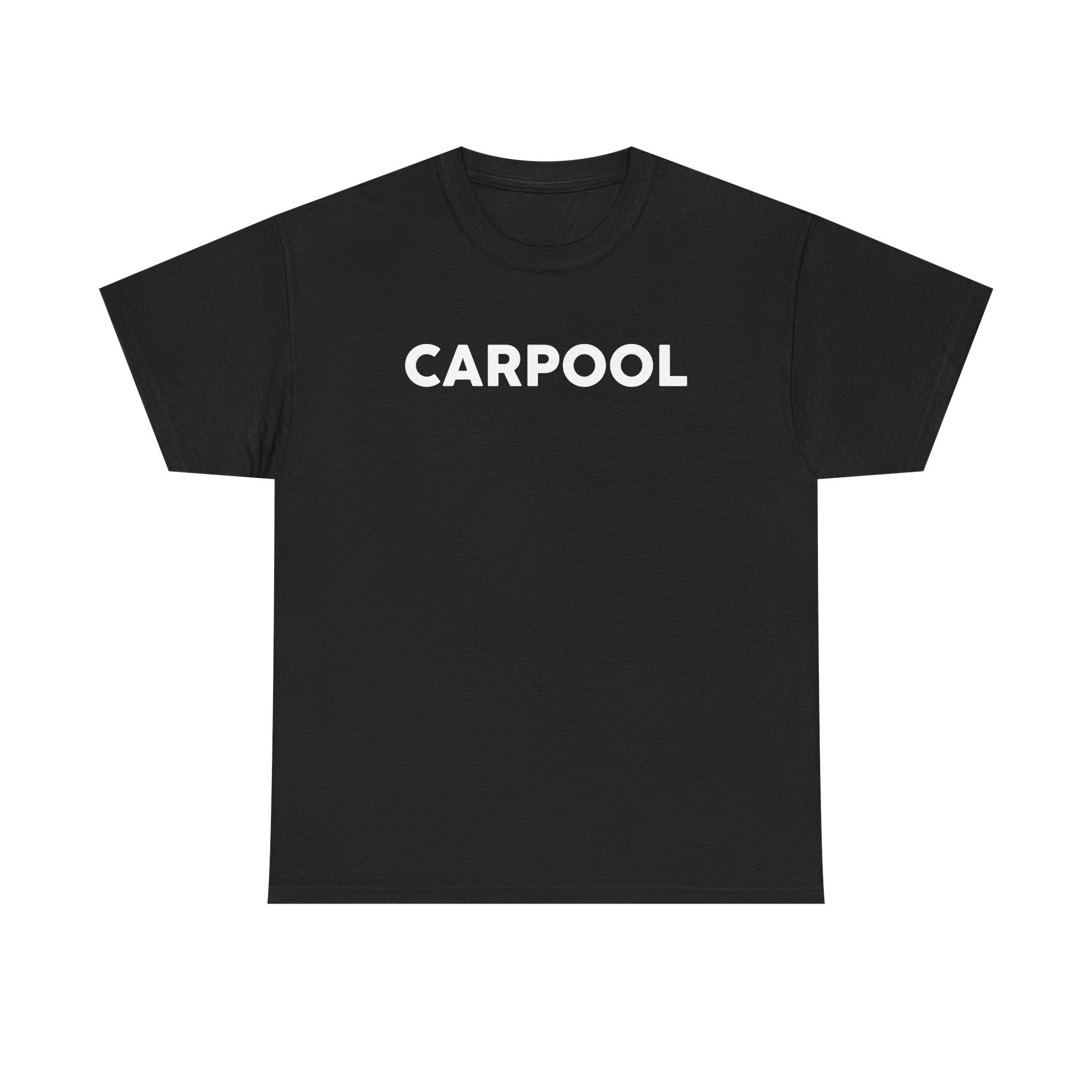 Carpool T-Shirt — Minimalist Vintage Block Letter Tee
