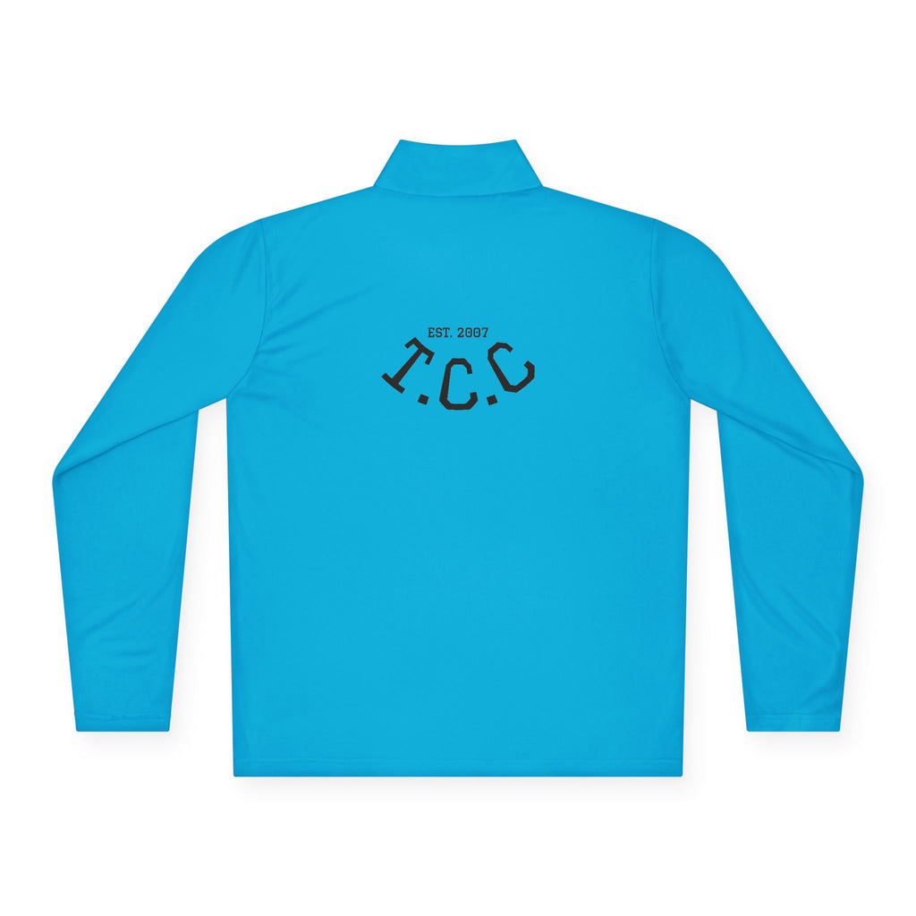 T.C.C. Brand Premium Quarter-Zip Pullover — Minimal Athletic Logo Pullover