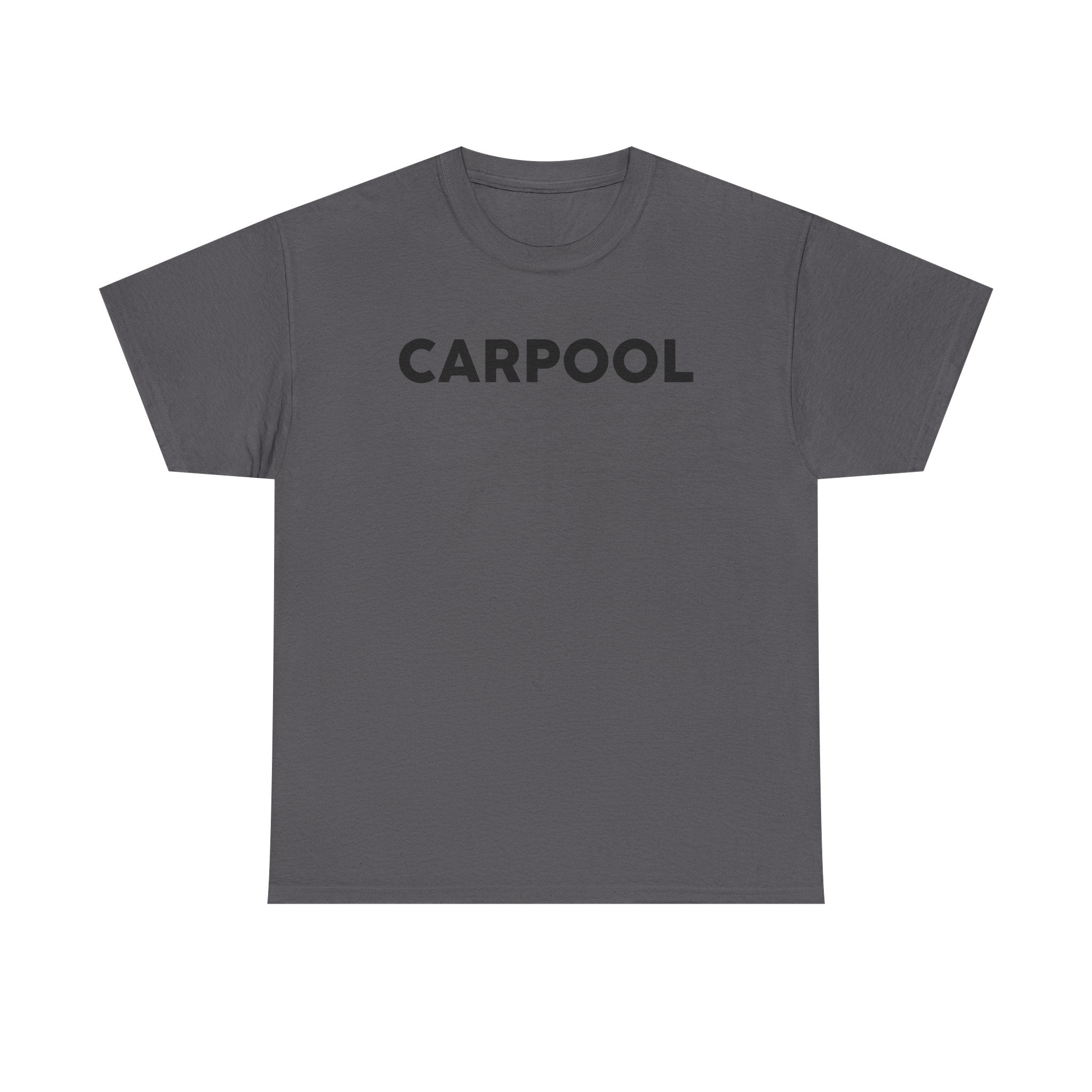 Carpool T-Shirt — Minimalist Vintage Block Letter Tee