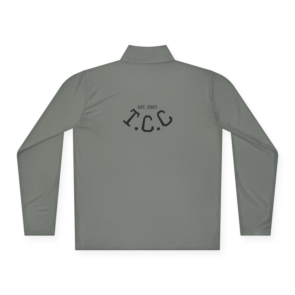 T.C.C. Brand Premium Quarter-Zip Pullover — Minimal Athletic Logo Pullover
