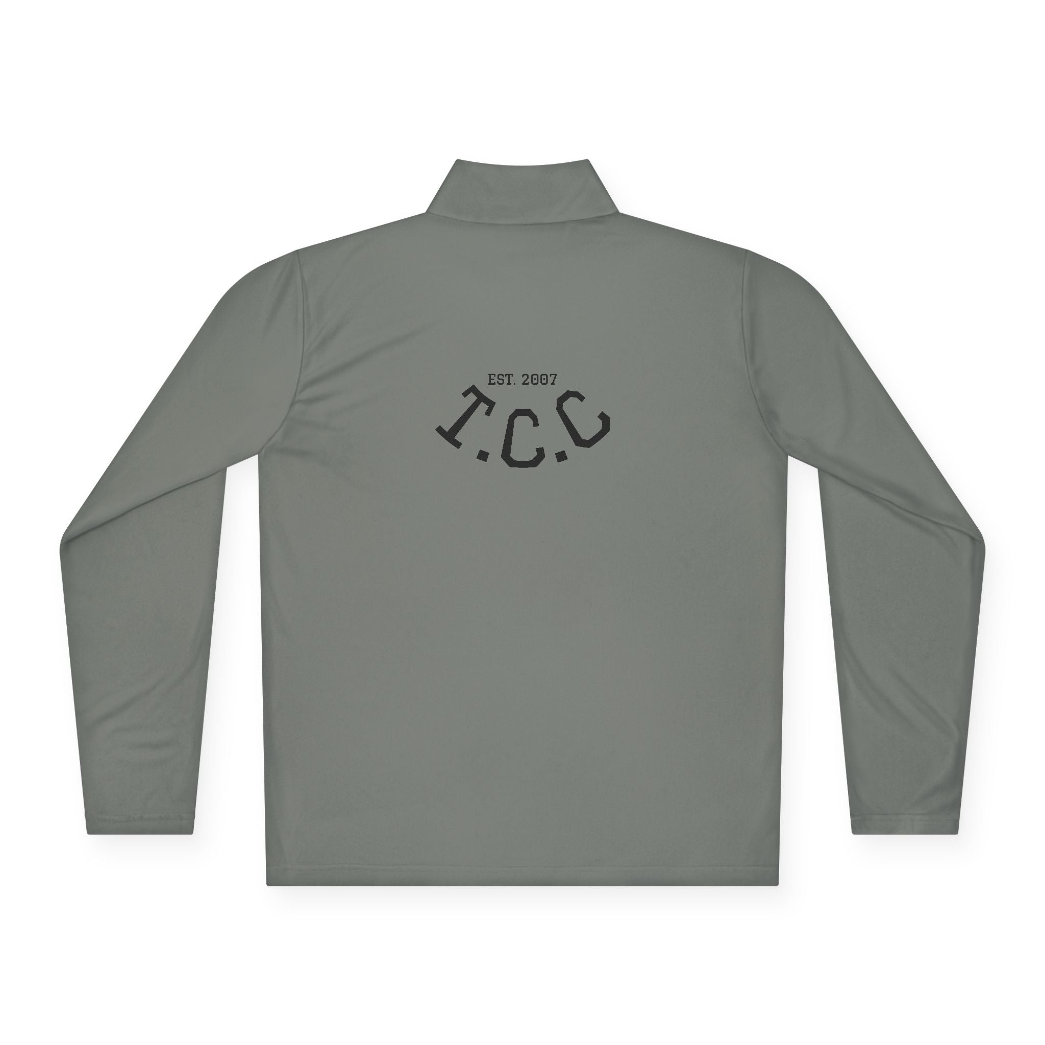 T.C.C. Brand Premium Quarter-Zip Pullover — Minimal Athletic Logo Pullover