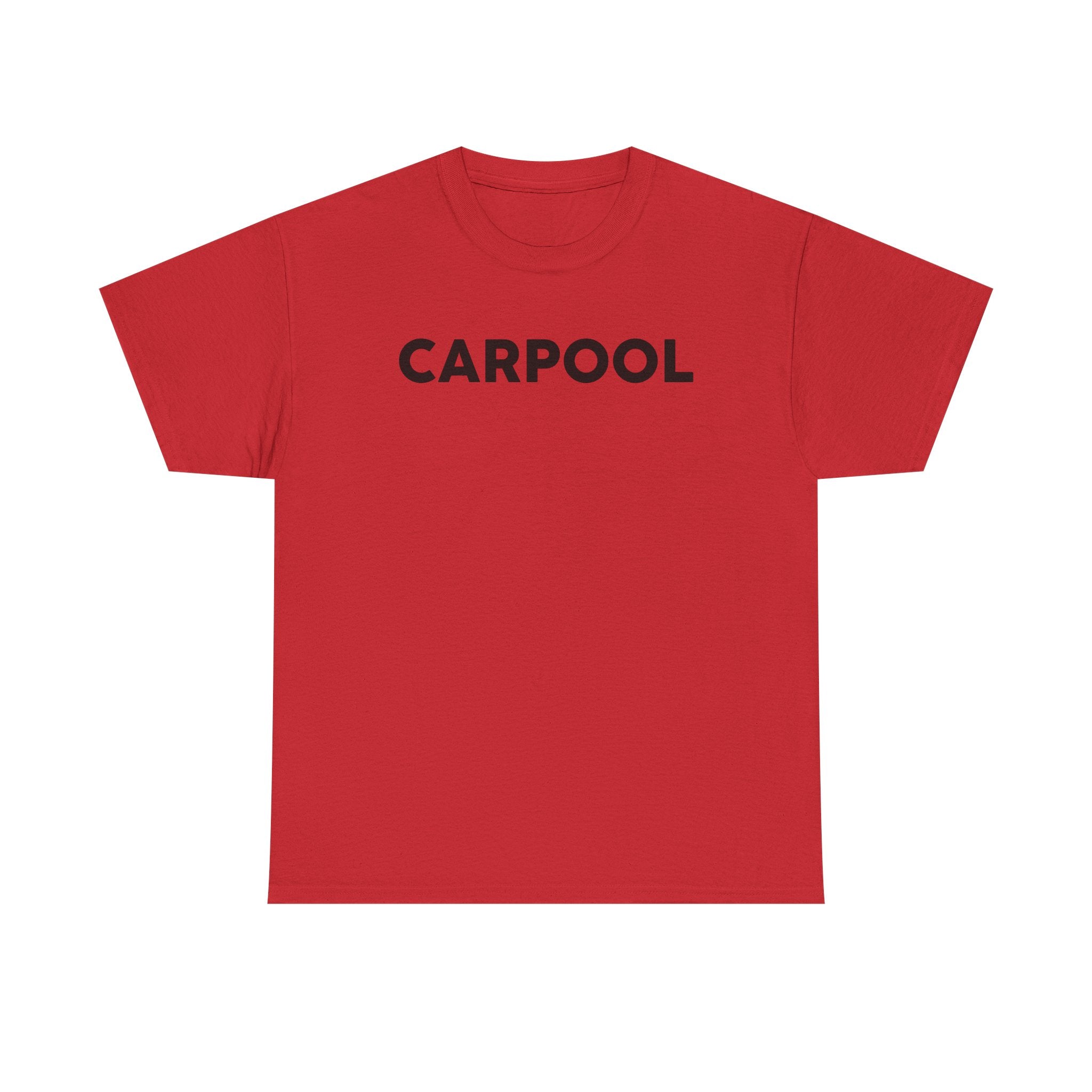 Carpool T-Shirt — Minimalist Vintage Block Letter Tee