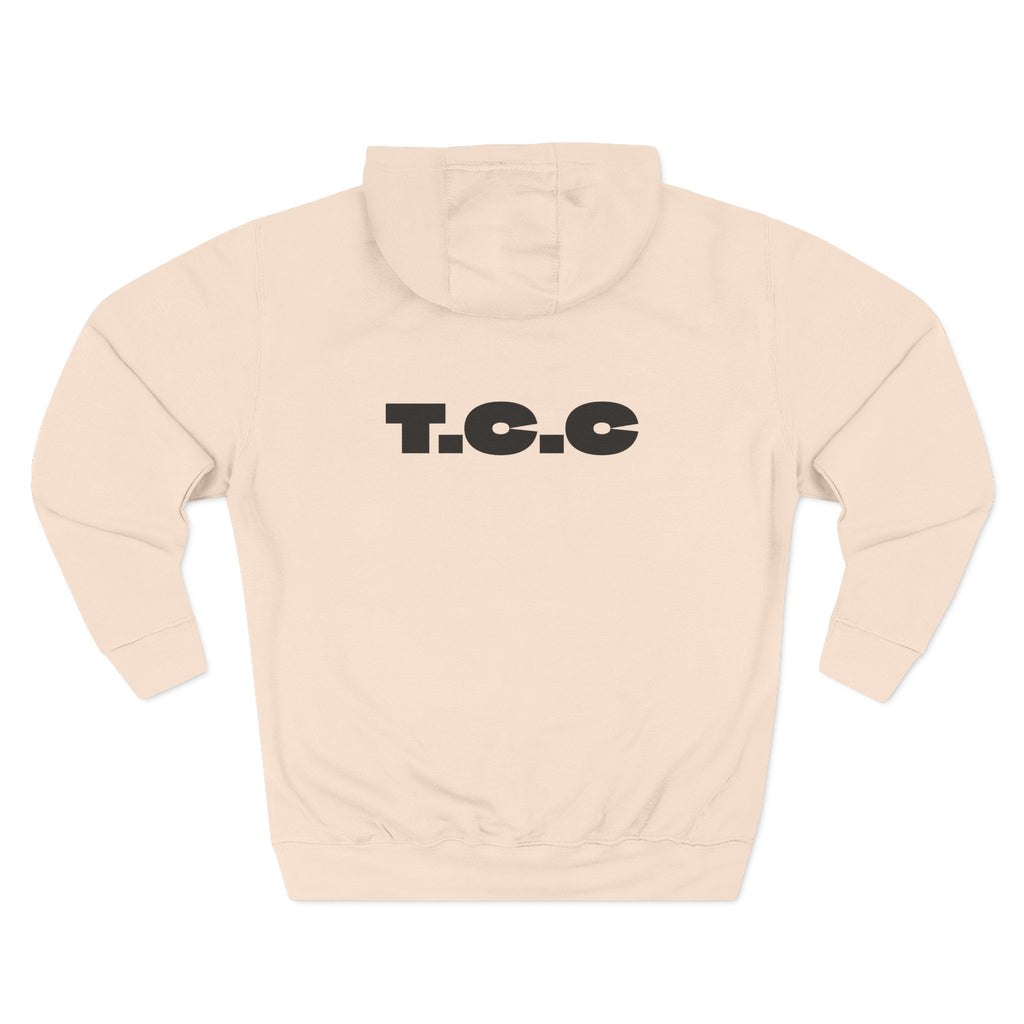 Three-Panel Fleece Hoodie