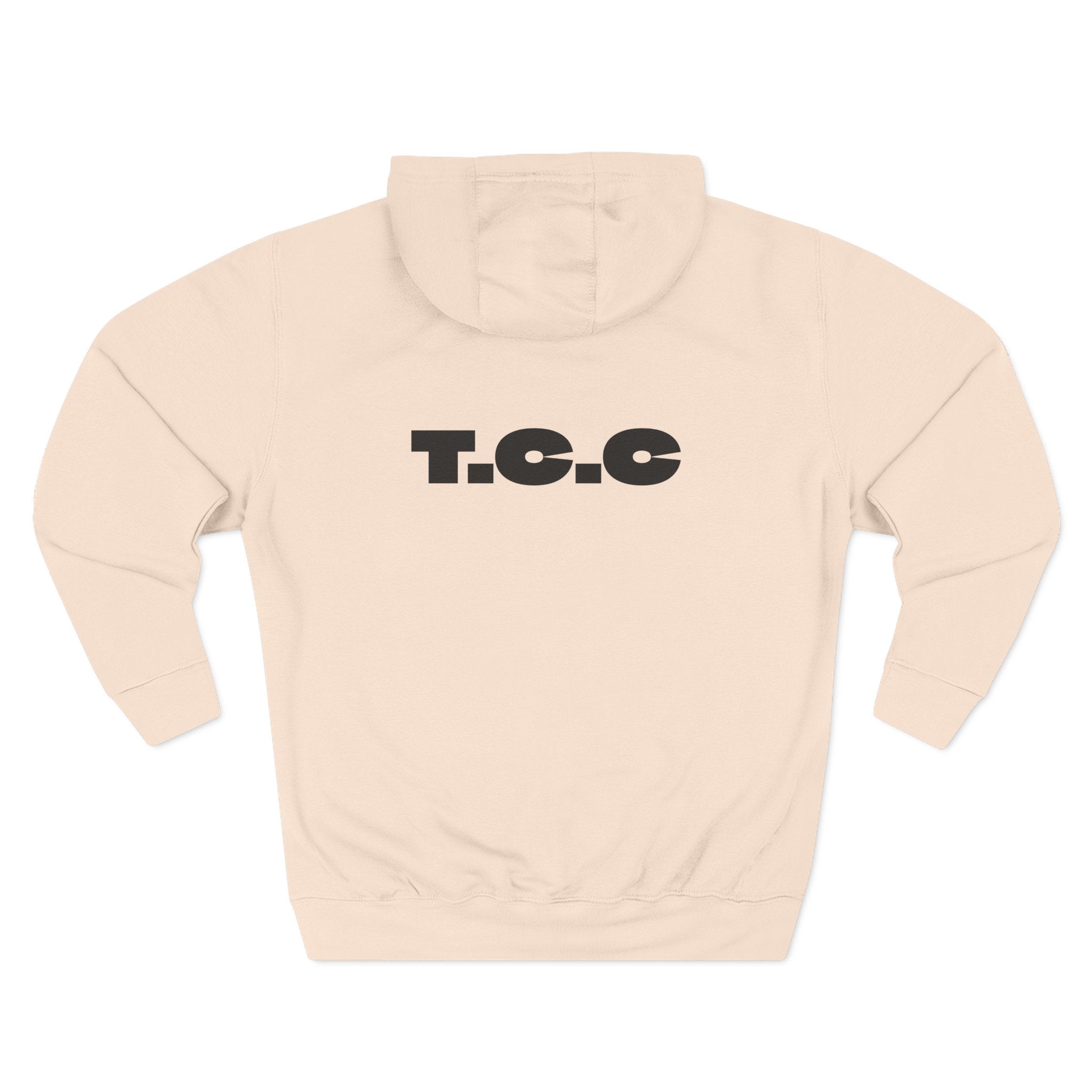 Three-Panel Fleece Hoodie