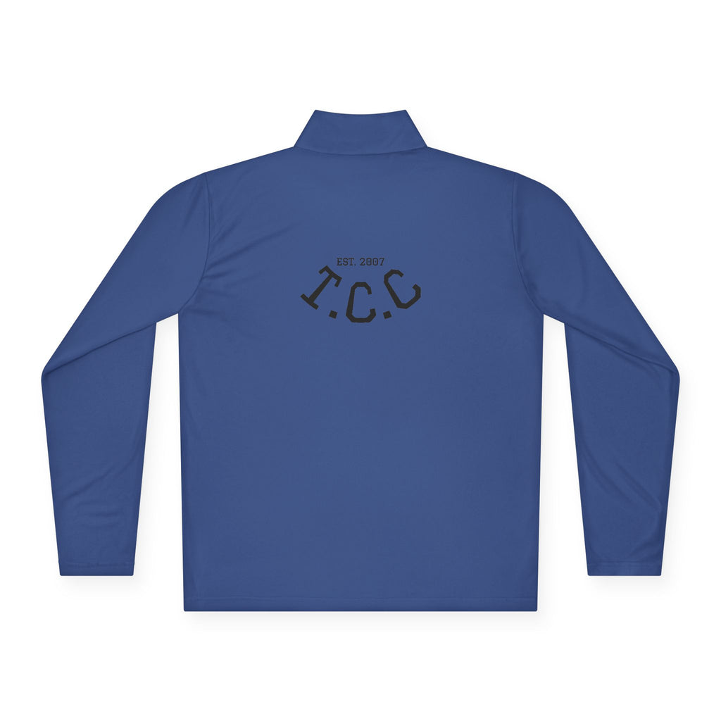 T.C.C. Brand Premium Quarter-Zip Pullover — Minimal Athletic Logo Pullover