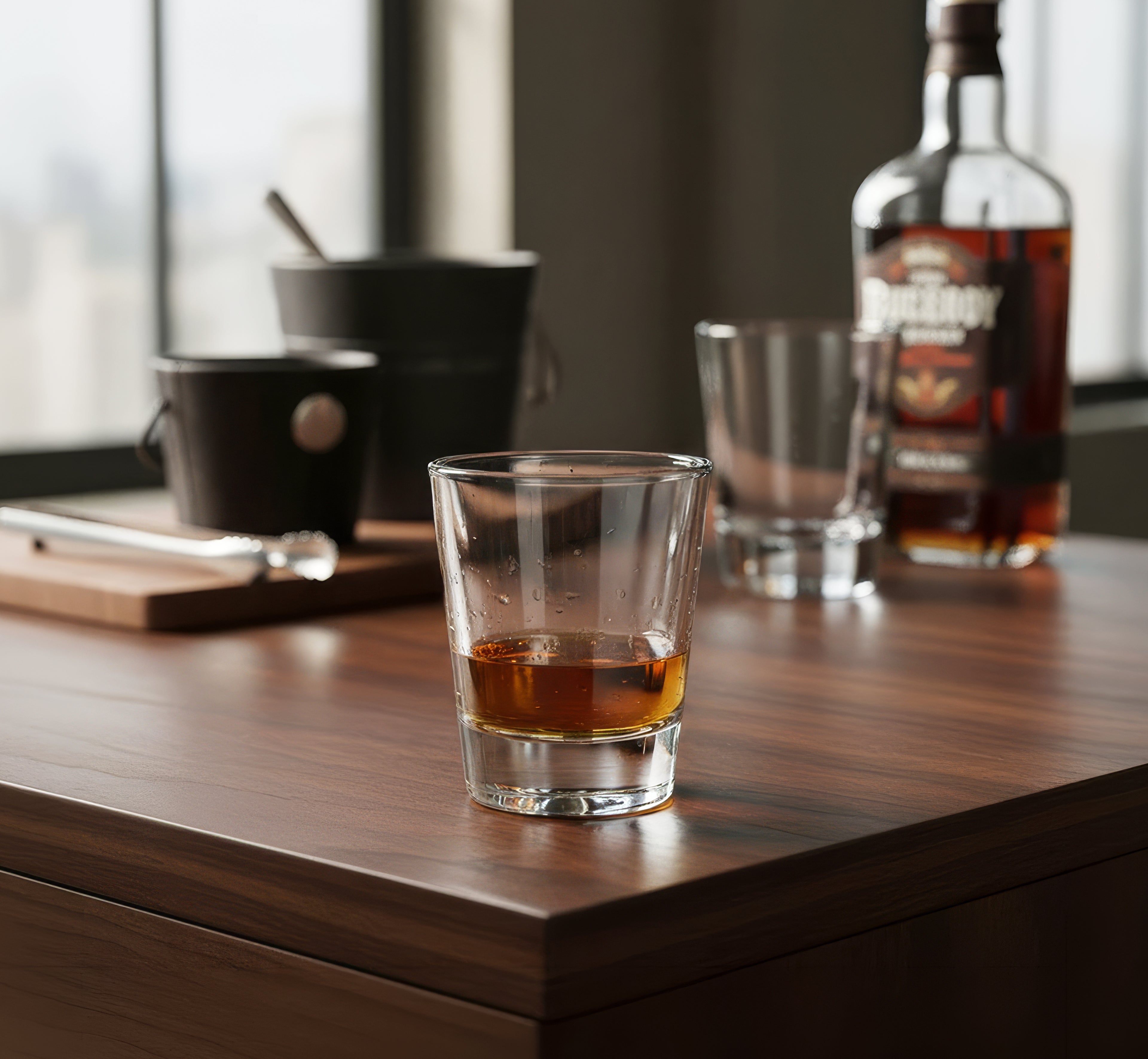 Engraved 1.5oz Shot Glass — Custom Text 'Print it your way'