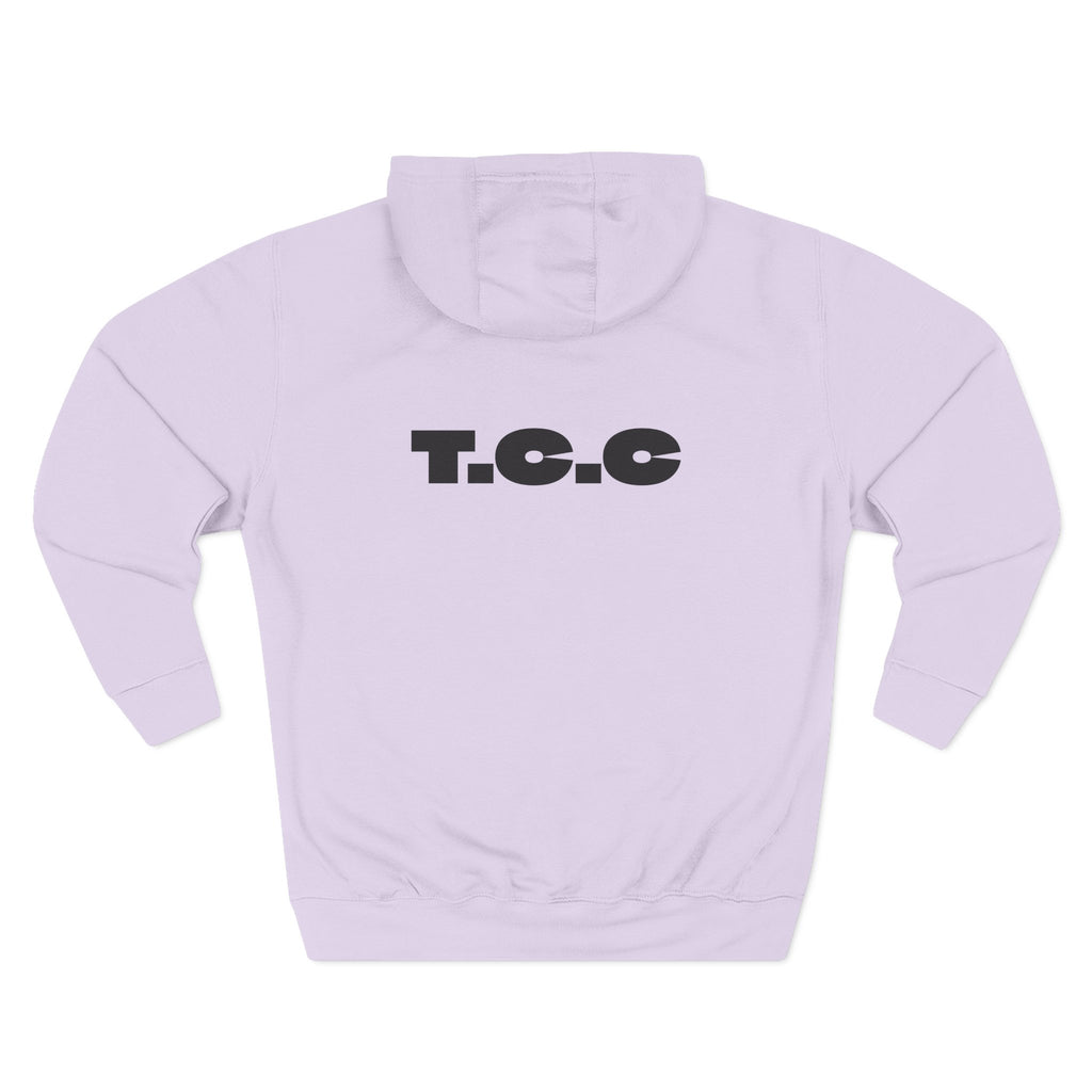 Three-Panel Fleece Hoodie