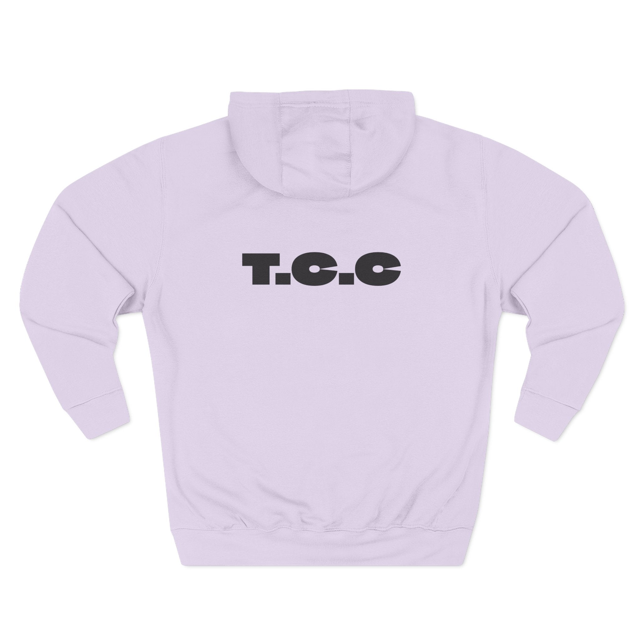 Three-Panel Fleece Hoodie