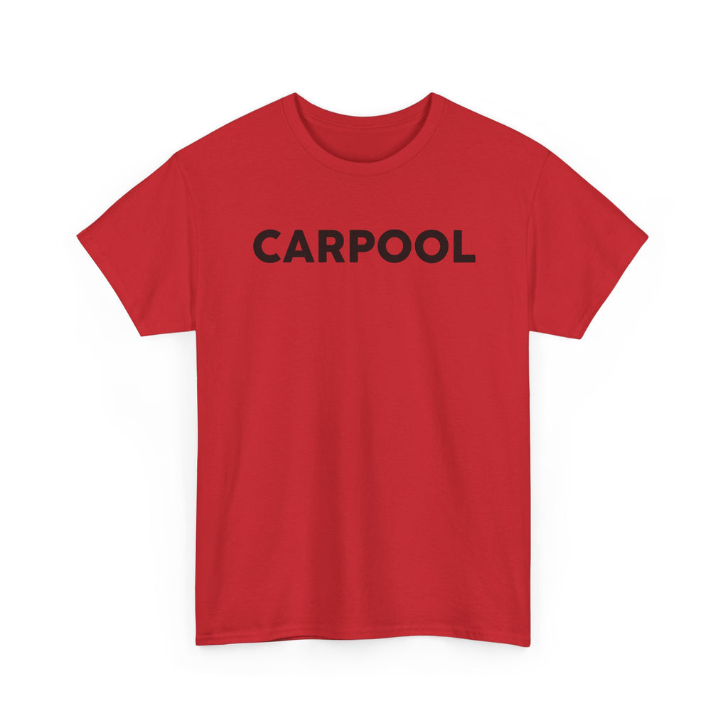 Carpool T-Shirt — Minimalist Vintage Block Letter Tee