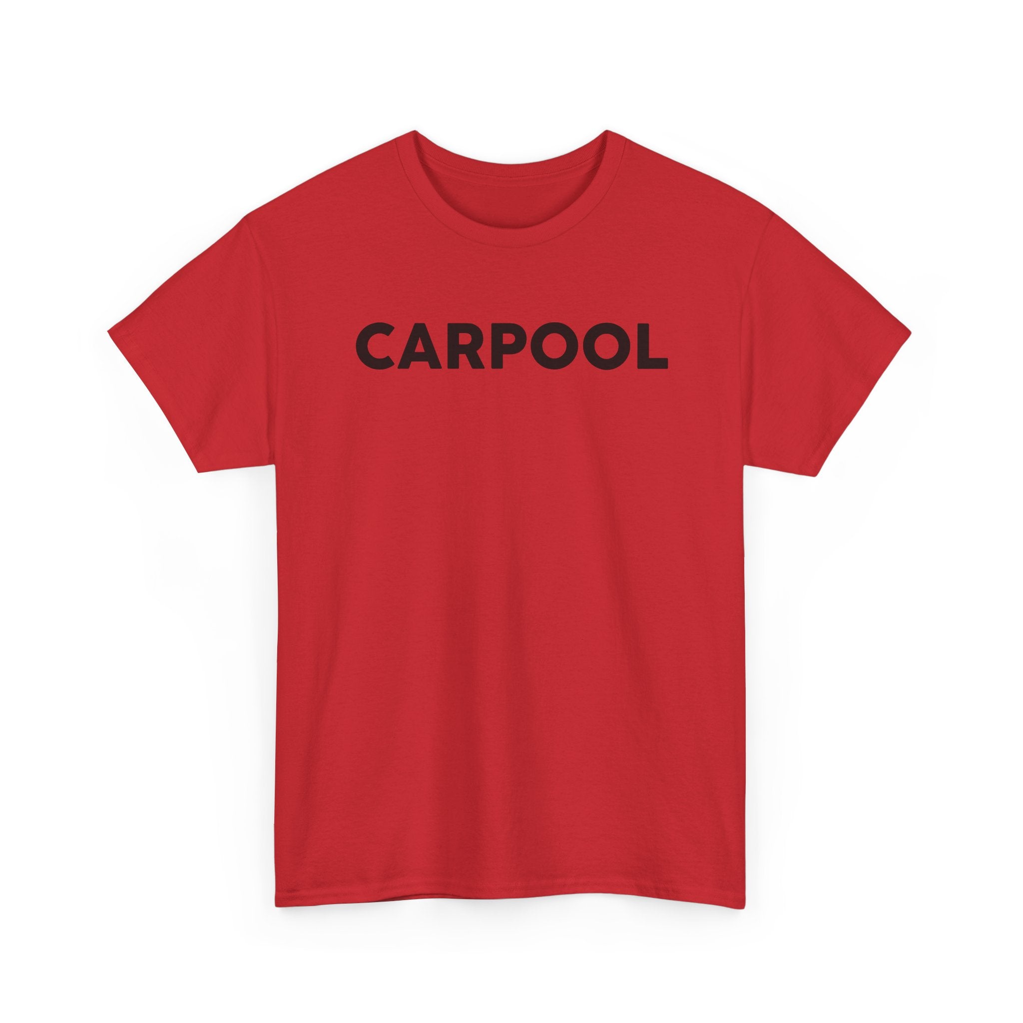 Carpool T-Shirt — Minimalist Vintage Block Letter Tee