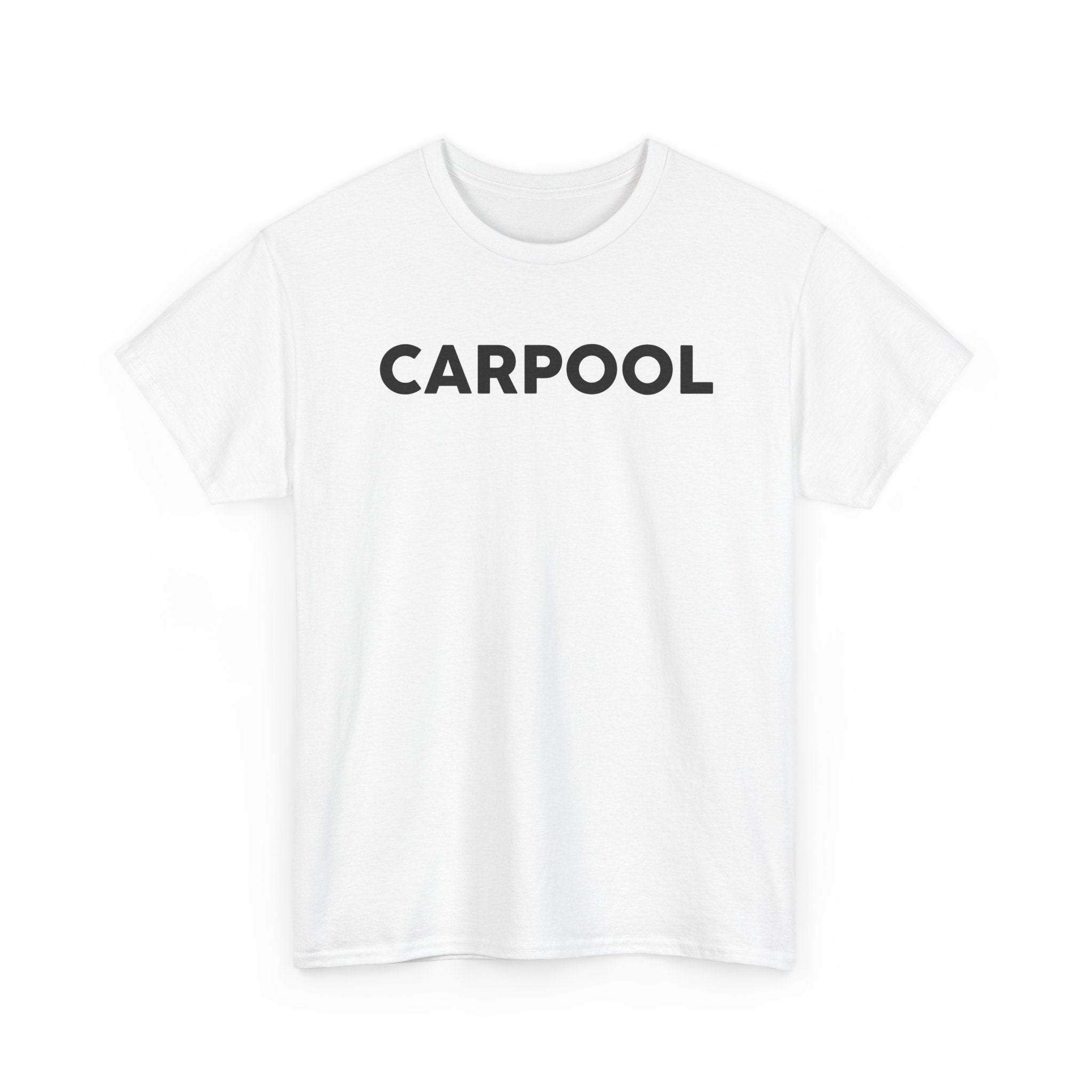 Carpool T-Shirt — Minimalist Vintage Block Letter Tee