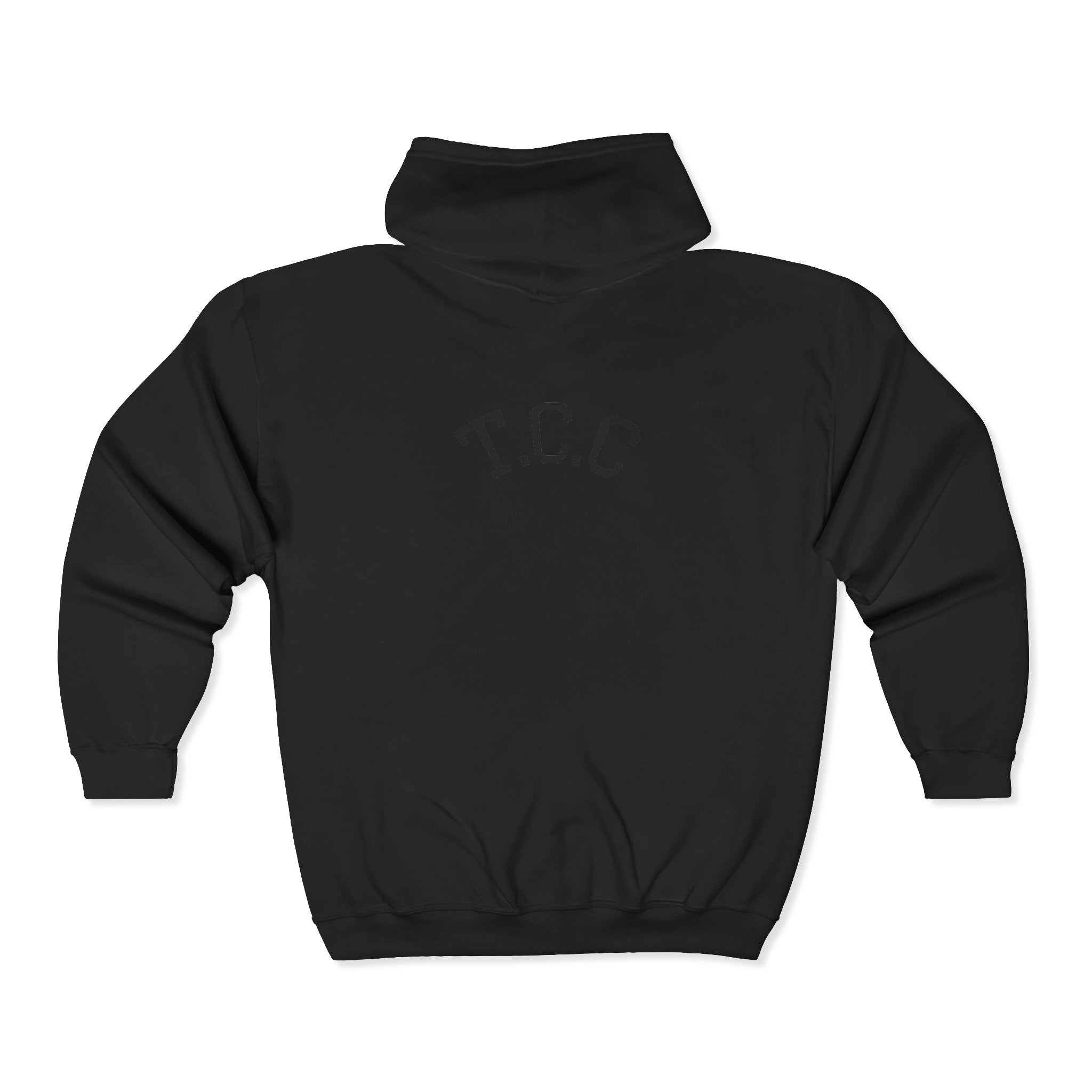 You Are Enough Zip Hoodie — Retro Positive Message Full-Zip Sweatshirt