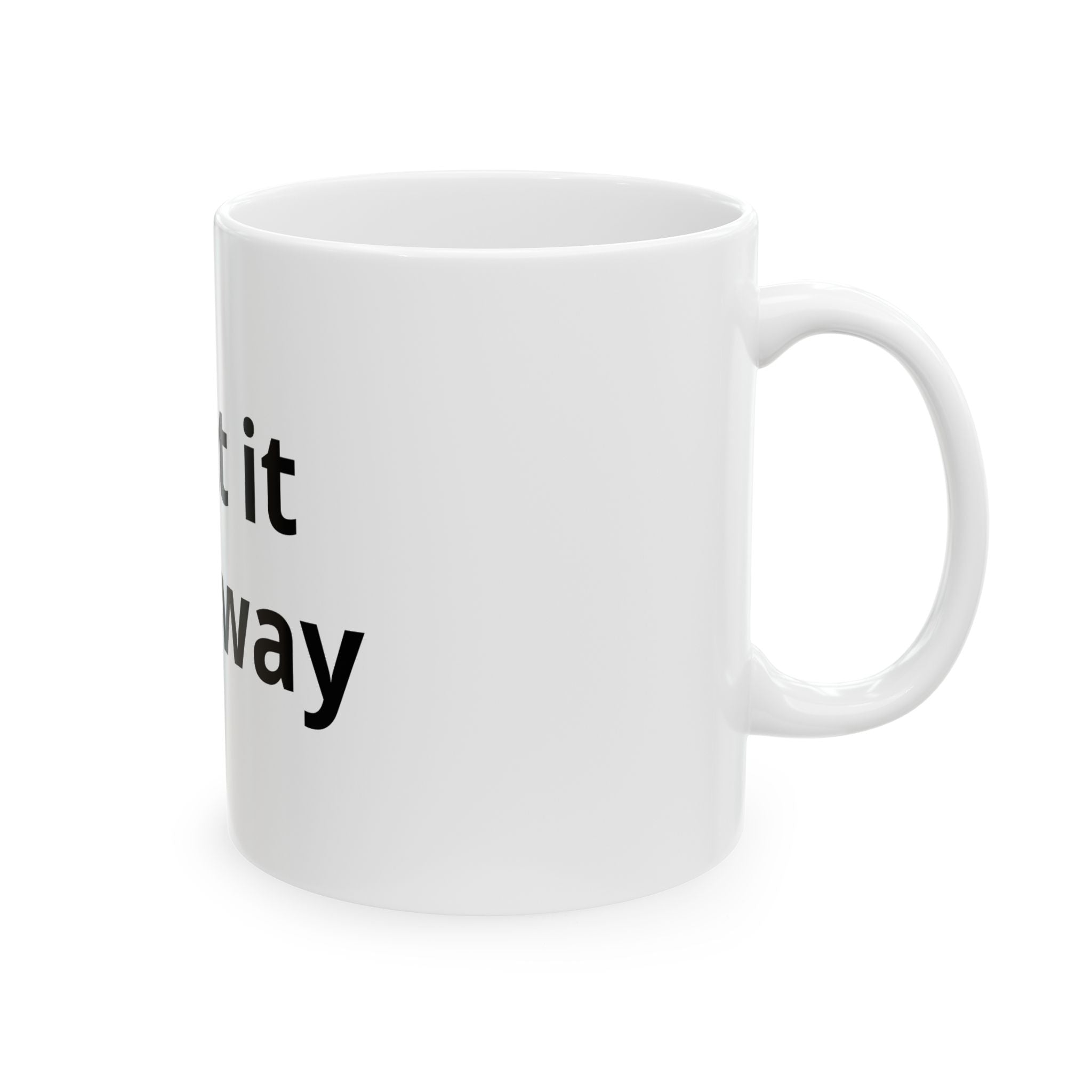 Custom Photo & Text Ceramic Mug — 11oz or 15oz Personalized Coffee Cup