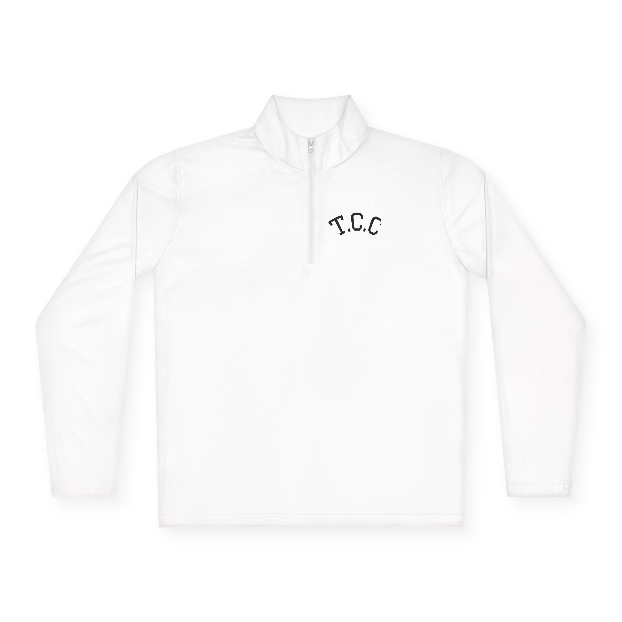 T.C.C. Brand Premium Quarter-Zip Pullover — Minimal Athletic Logo Pullover