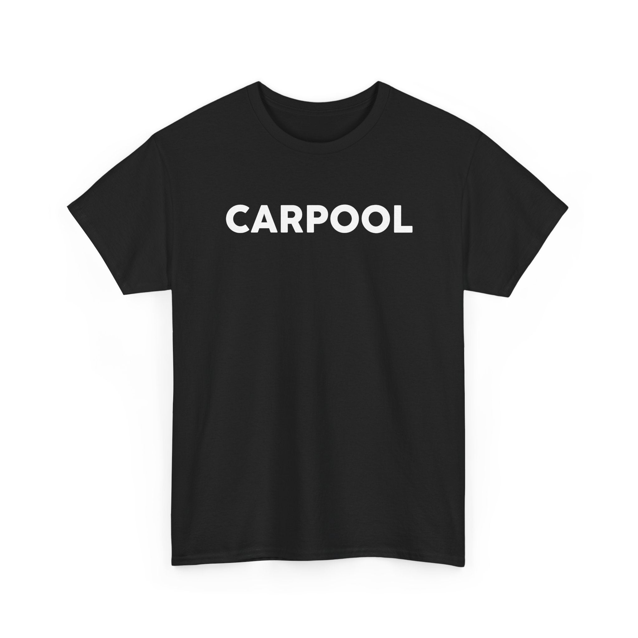 Carpool T-Shirt — Minimalist Vintage Block Letter Tee