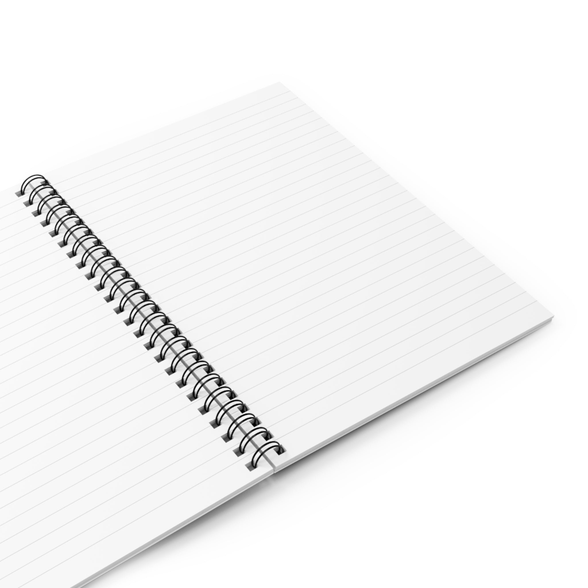 Modern Geometric Spiral Notebook — “Print it Your Way” Ruled Journal