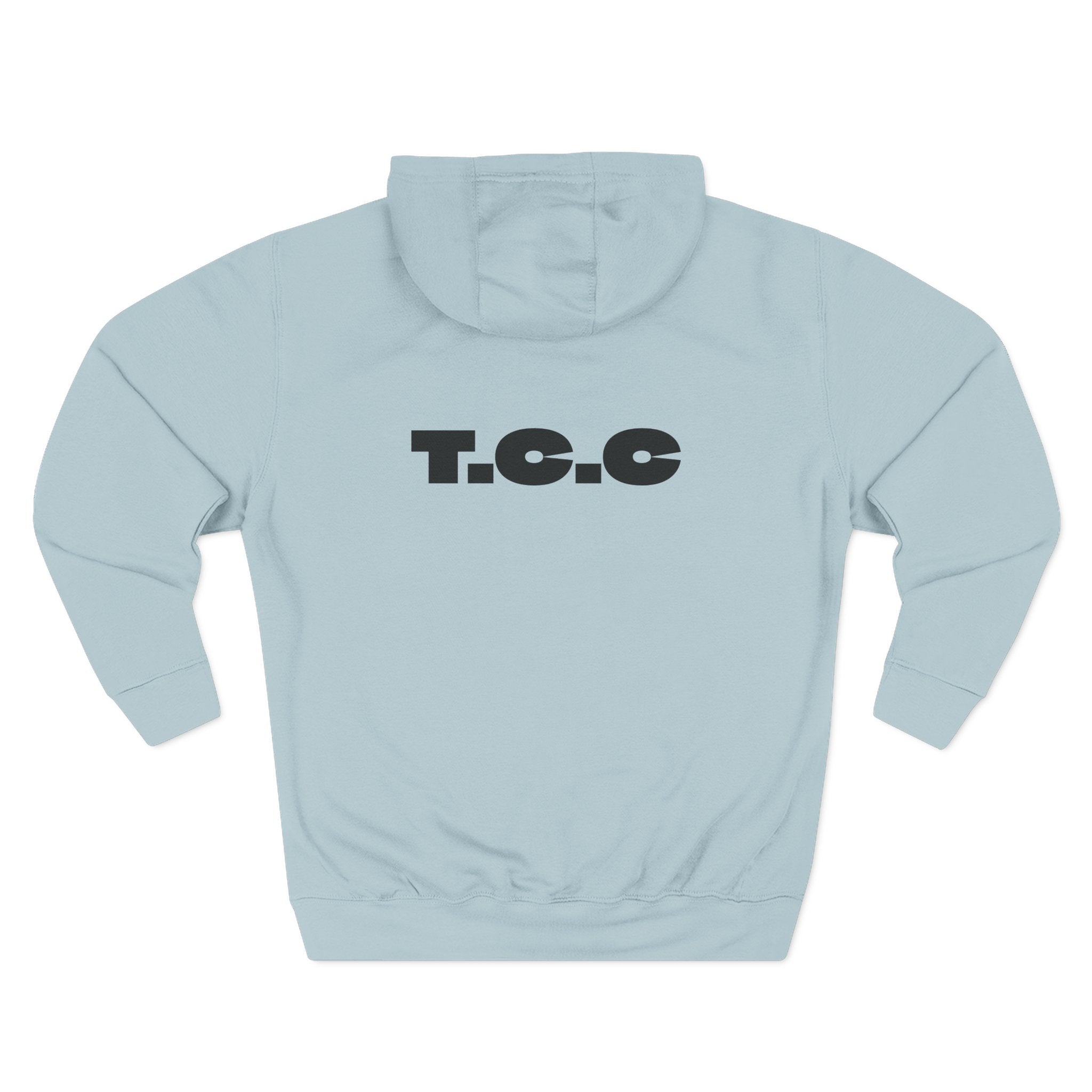 Three-Panel Fleece Hoodie