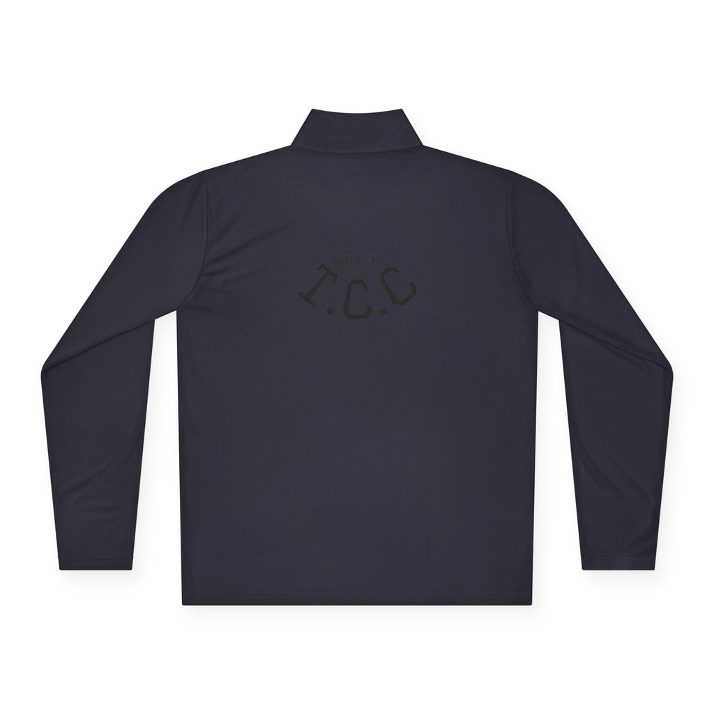 T.C.C. Brand Premium Quarter-Zip Pullover — Minimal Athletic Logo Pullover