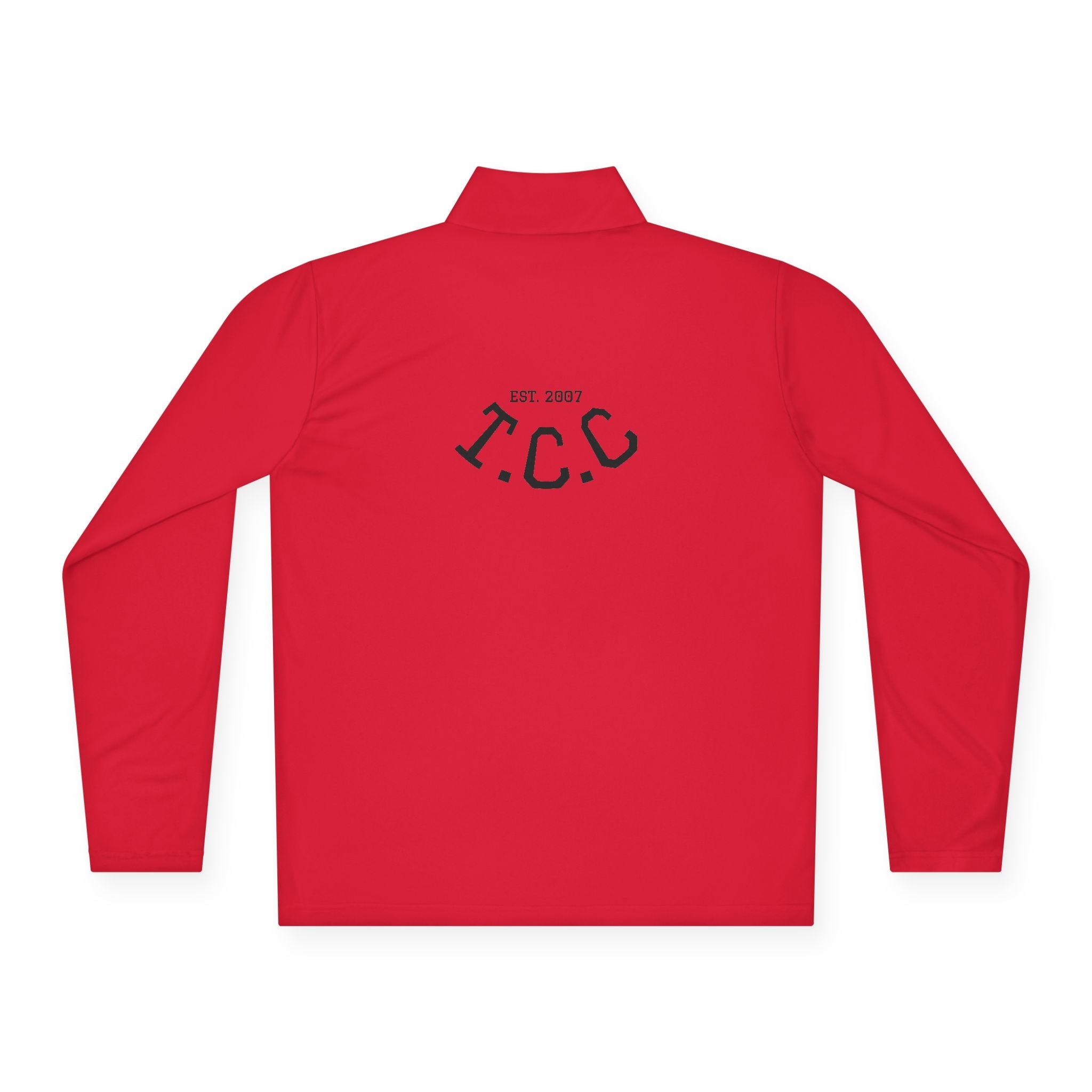 T.C.C. Brand Premium Quarter-Zip Pullover — Minimal Athletic Logo Pullover