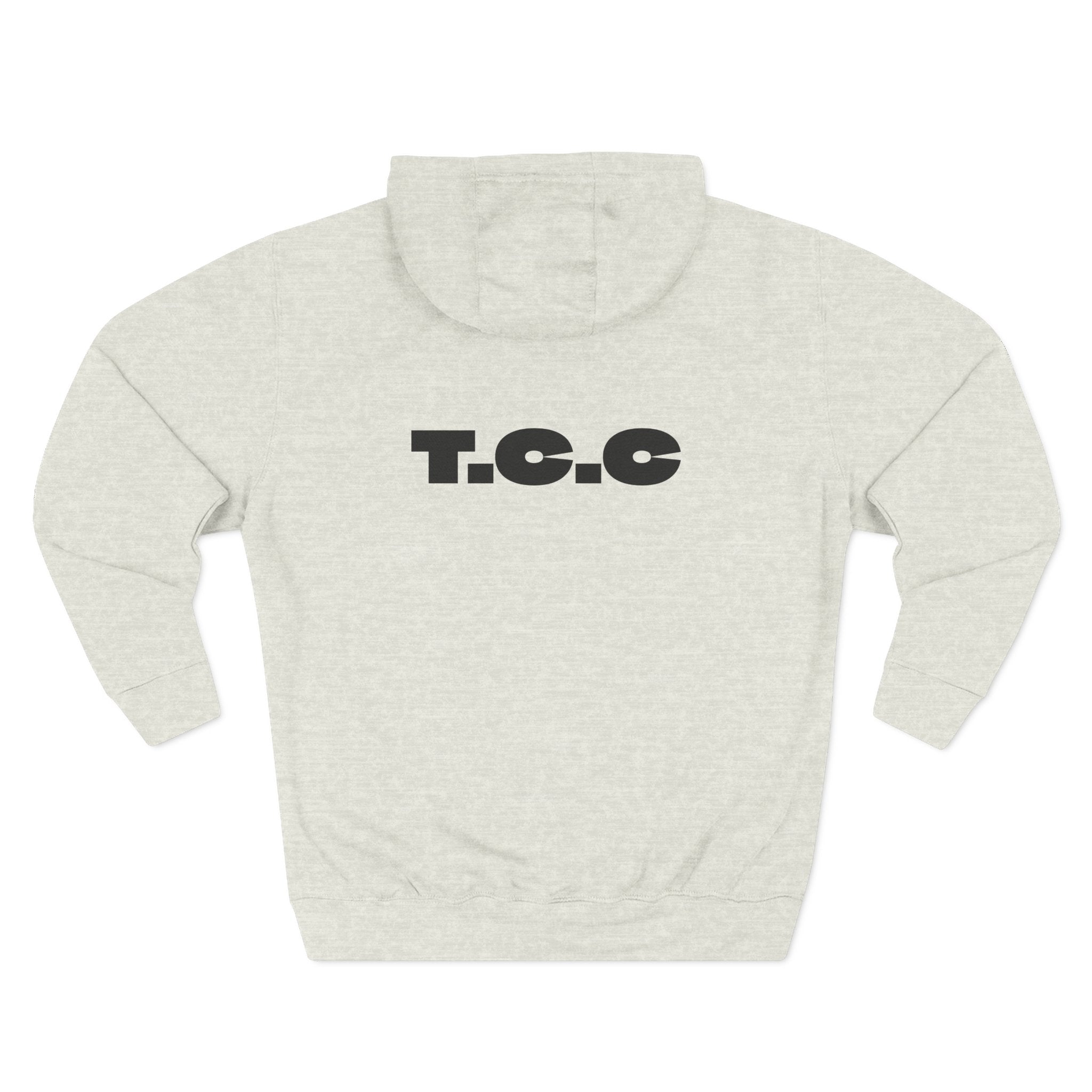 Three-Panel Fleece Hoodie